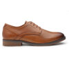 Borcelle Men’s Burnished Tan Genuine Leather Derby Shoes