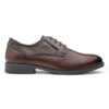 Borcelle Men’s Deep Espresso Hand-Finished Leather Derby Shoes