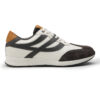 Borcelle "Aero-Glide" Minimalist Trainer – Bone & Charcoal