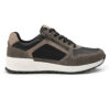 Borcelle "Nomad" Men’s Side-Zip Utility Sneakers – Graphite & Onyx