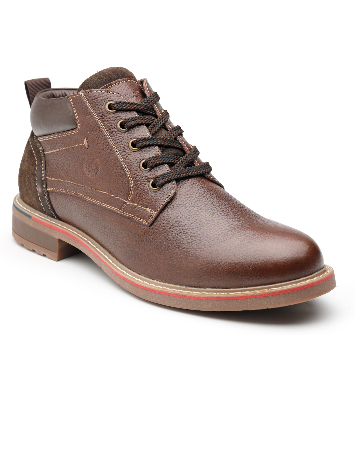 Borcelle "Summit" Men’s Leather Chukka Boots – Deep Mahogany - Image 3