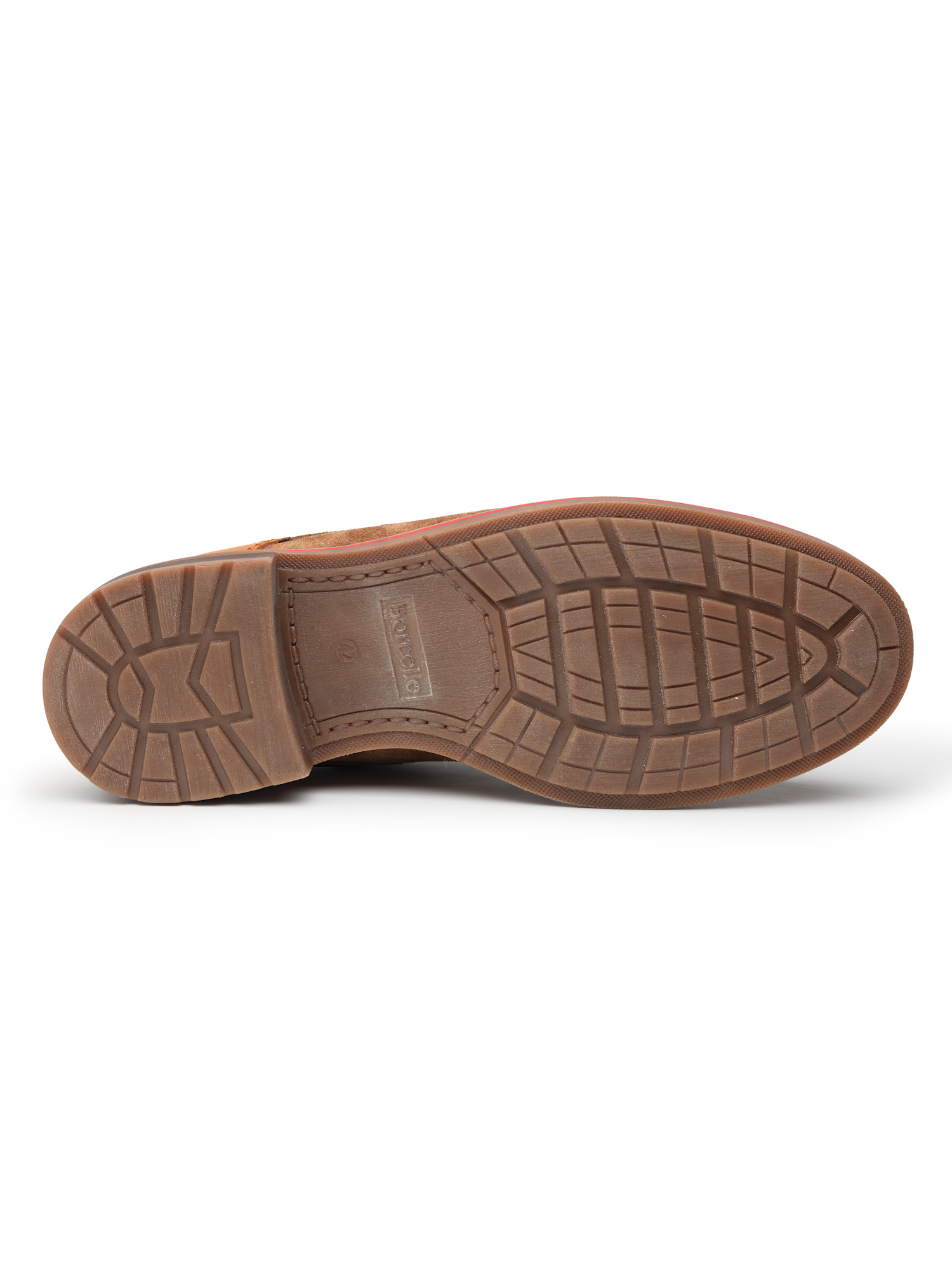 Borcelle Men’s Cognac Suede Desert Boots – Heritage Tan Accents - Image 5