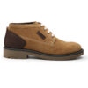 Borcelle Men’s Premium Suede Leather Desert Boots – Tan & Espresso