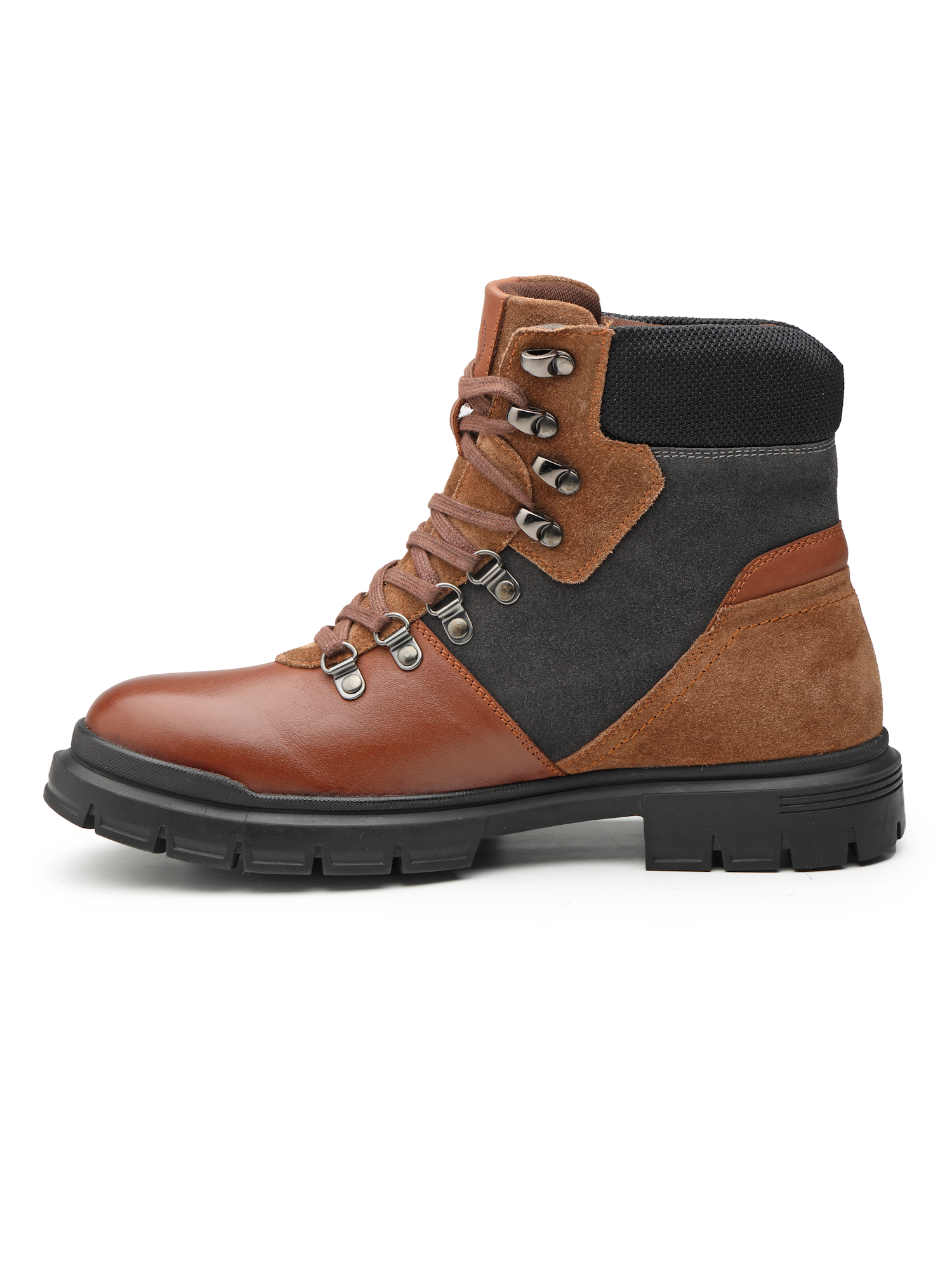 Borcelle Men’s Apex Tactical Leather Hiking Boots – Desert Tan - Image 2